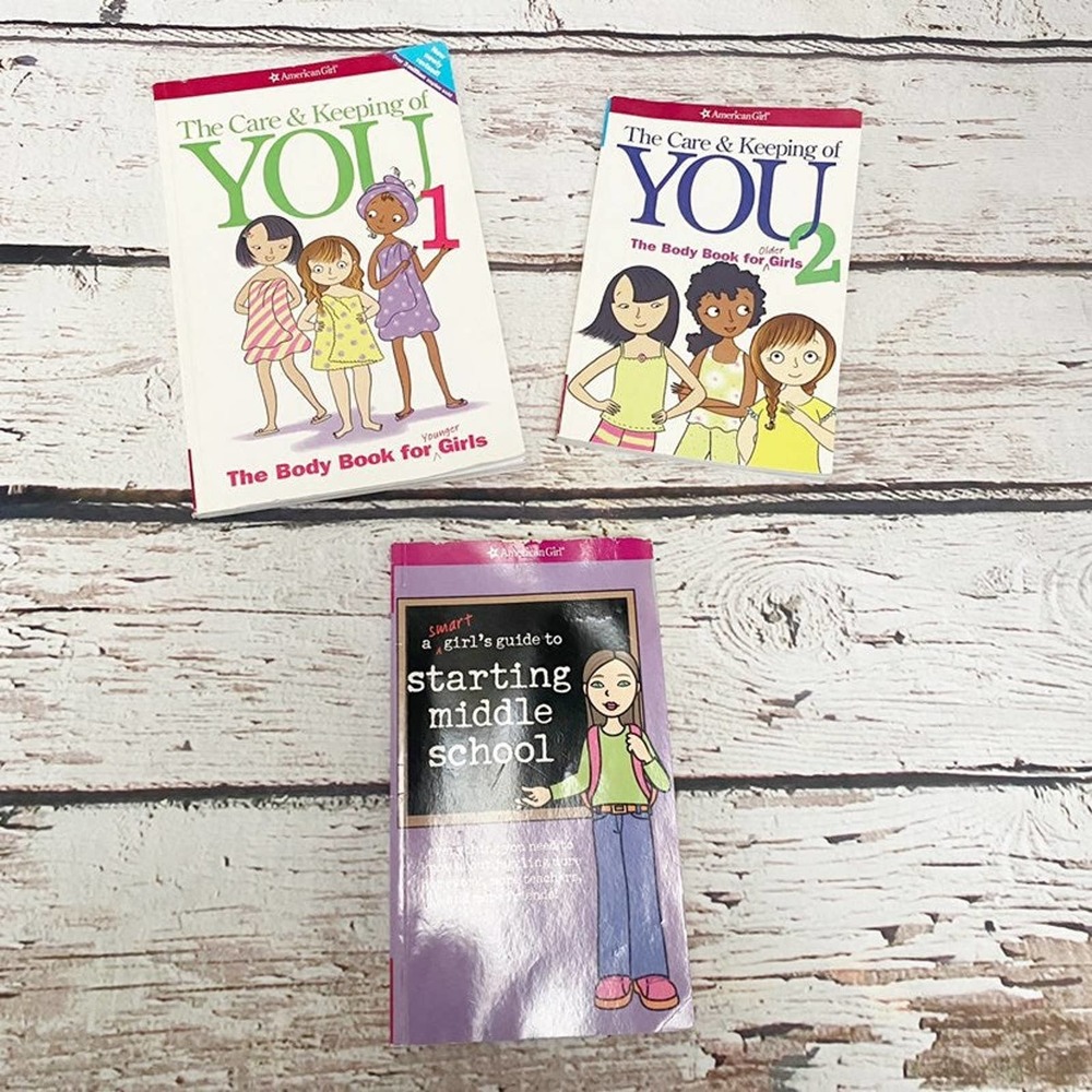 AMERICAN GIRL | The Care and Keeping of You Books 1 & 2 & Middle School Guide